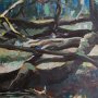 Park Narodowy w Jeziorach, olej na płótnie, 120cm x 180cm, 2009r [RK23]
